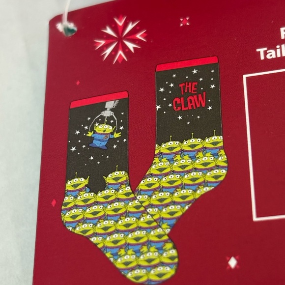 ❄️5/$25❄️ Disney Pixar Toy Story Alien Crew Socks NEW - Picture 4 of 4
